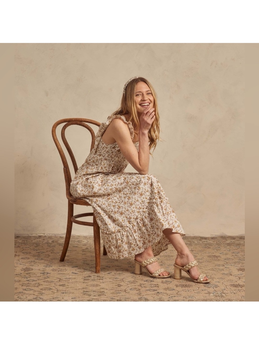 Noralee Rylee & Cru “Lucy” Mama dress in Golden Vines - medium - Picture 4 of 5